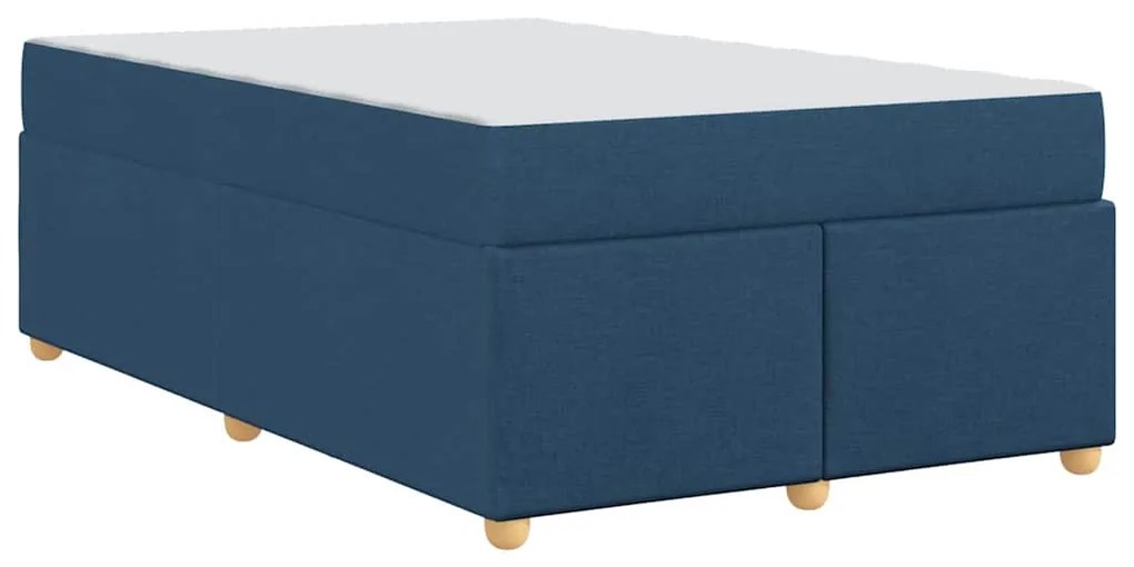 Estrutura de cama com colchão Outros Azul 120 x 200 cm tecido