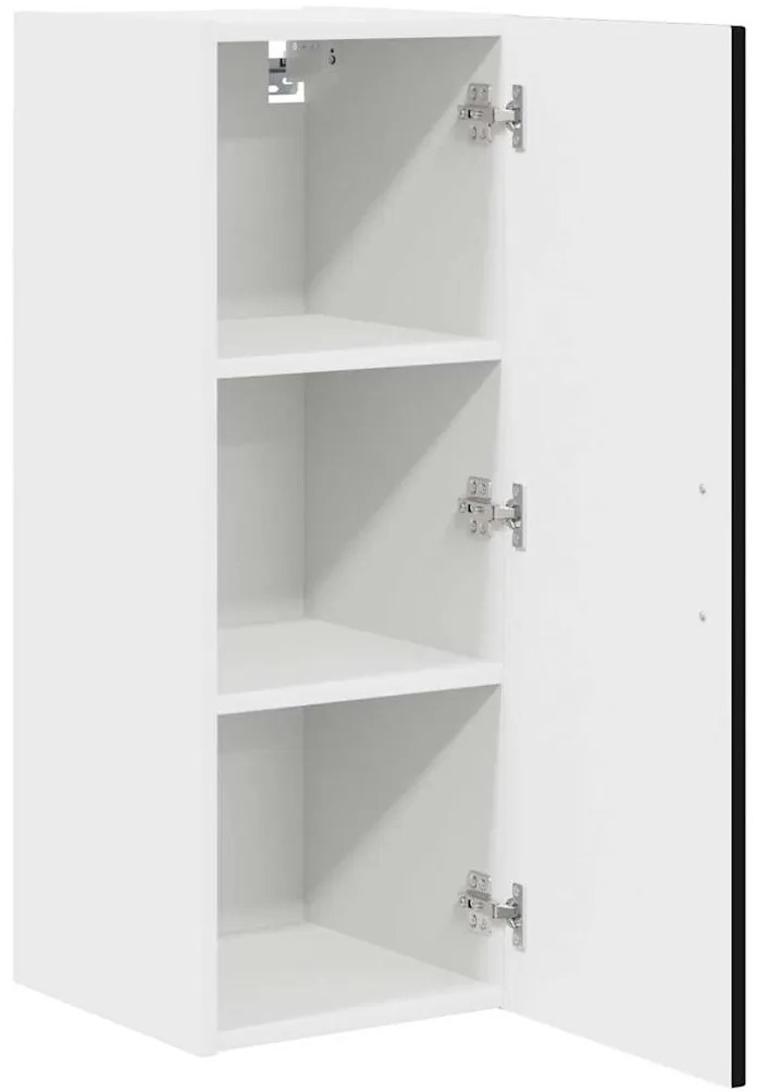 vidaXL Armário de Cozinha Preto 30 x 31 x 80 cm Madeira processada