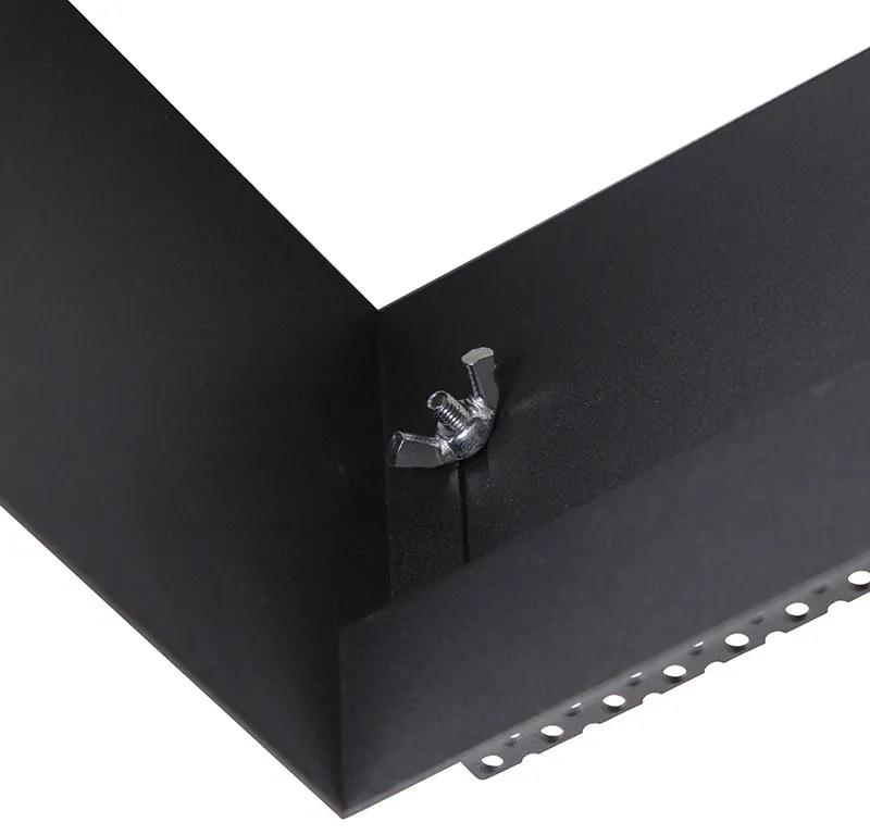 Foco embutido preto GU10 AR111 sem moldura - Oneon Honey Moderno