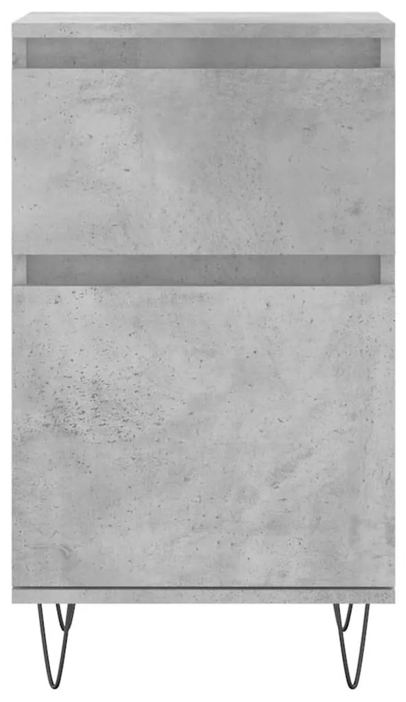 Aparadores 2 pcs 40x35x70 cm derivados de madeira cinza cimento