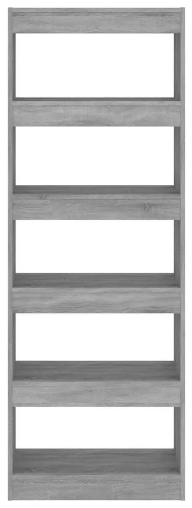 Estante/divisória 60x30x166cm derivados madeira cinzento sonoma