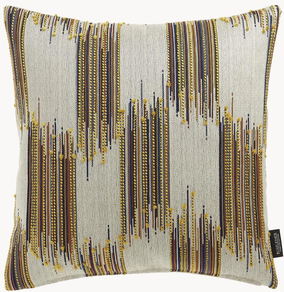 Capa de almofada artesanal Ikat Terra