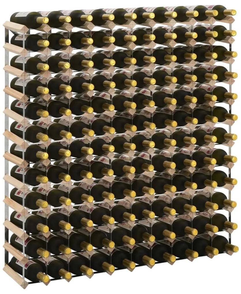 Garrafeira para 120 garrafas madeira de pinho maciça
