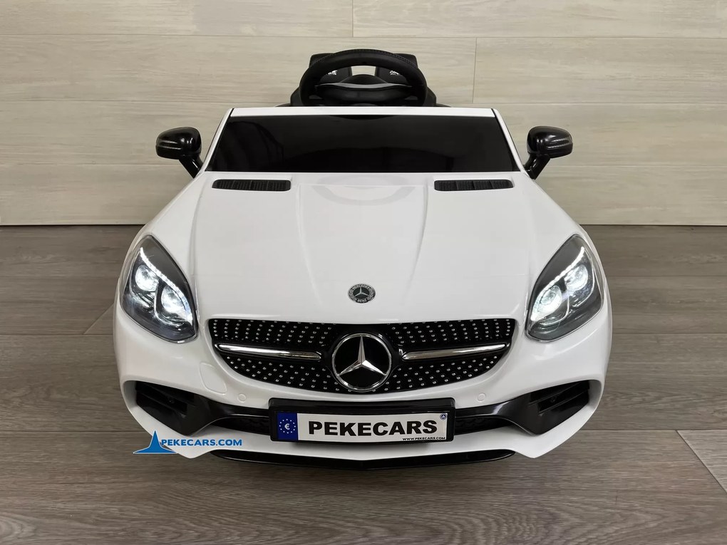 Carro elétrico para crianças Mercedes SLC 300 12V 2.4G Branco