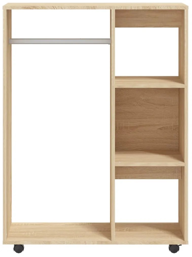 Roupeiro 80x40x110 cm derivados de madeira carvalho sonoma