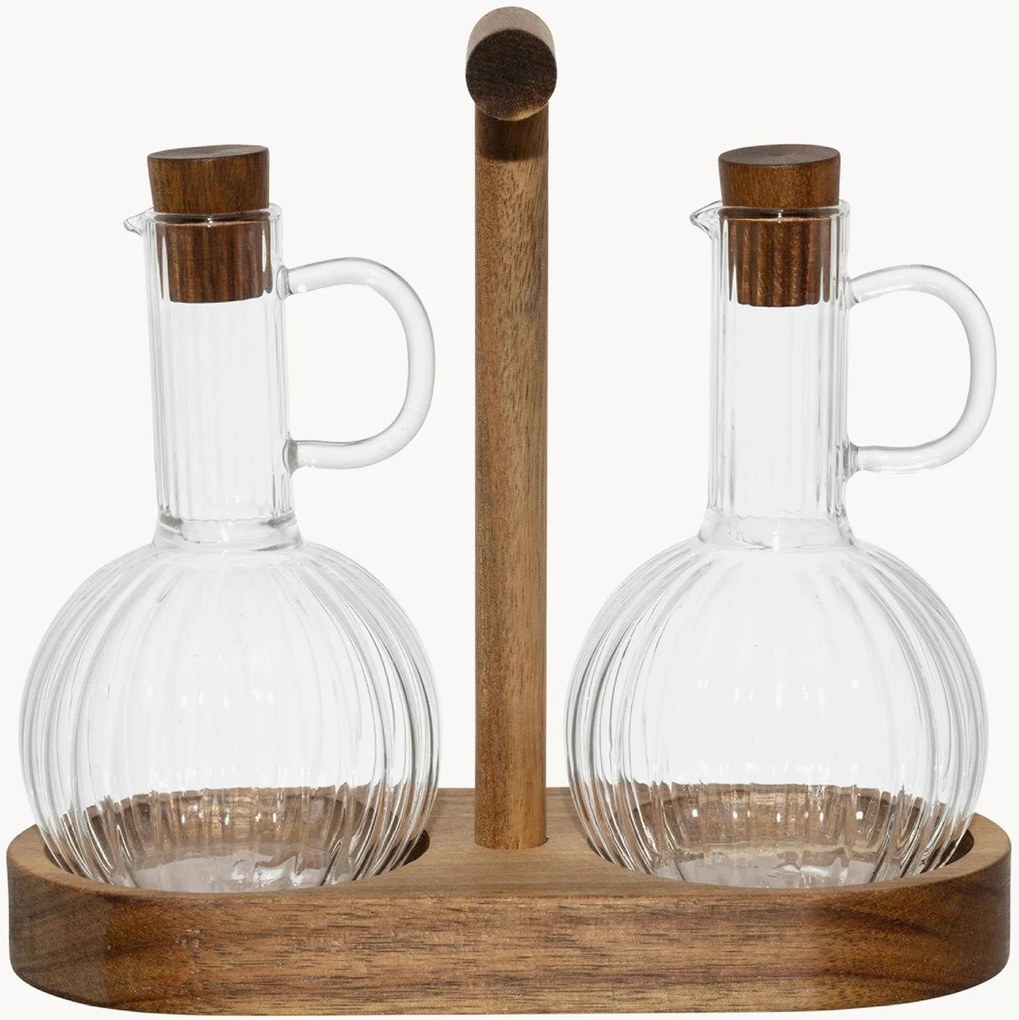 Garrafa de vinagre e azeite Mycenes, conjunto de 2