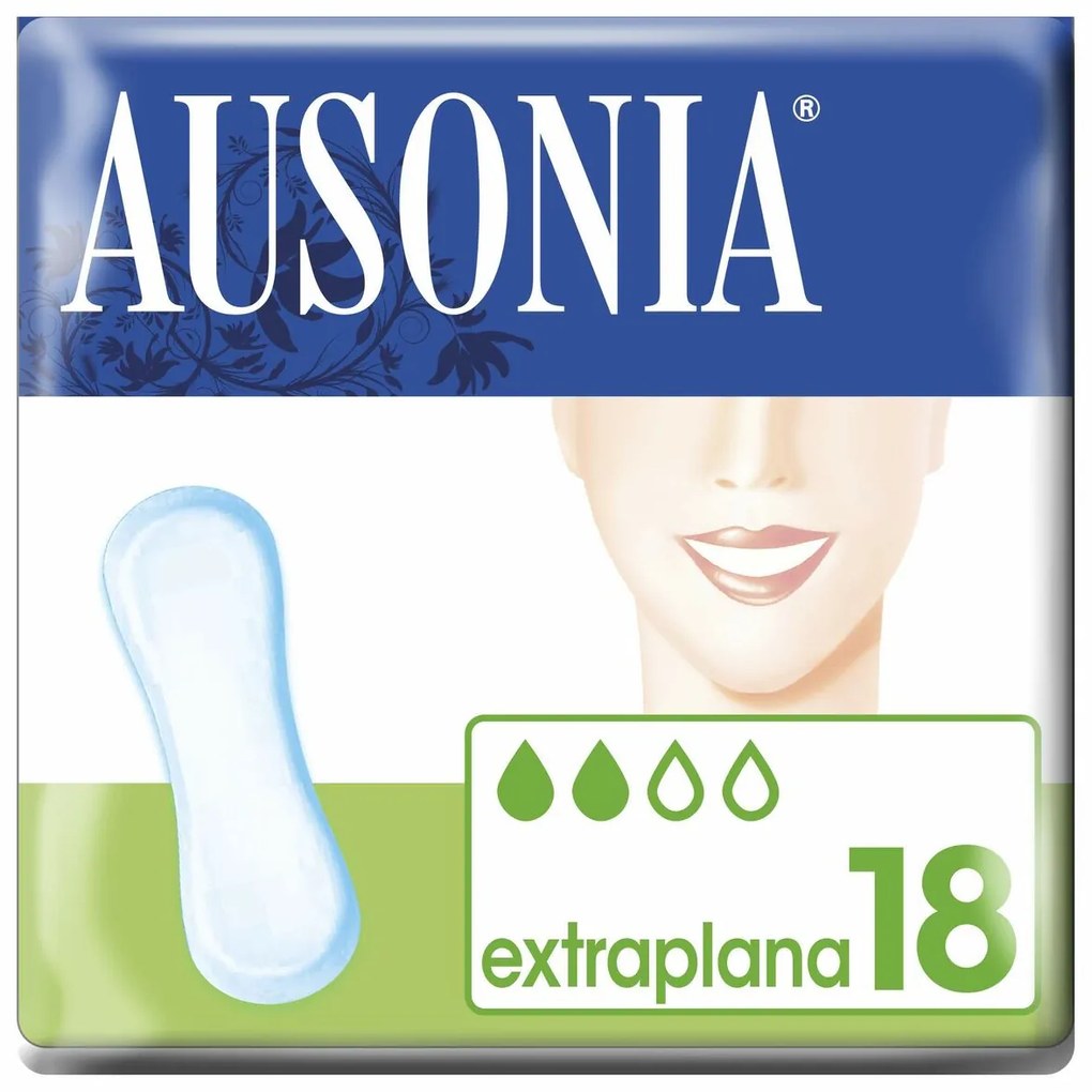 Pensos Higiénicos Extraplanos Ausonia 18 Unidades