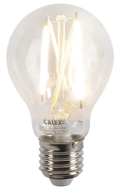 LED Candeeiro suspenso inteligente branco 45 cm com WiFi A60 - Corda Moderno,Design,Country / Rústico
