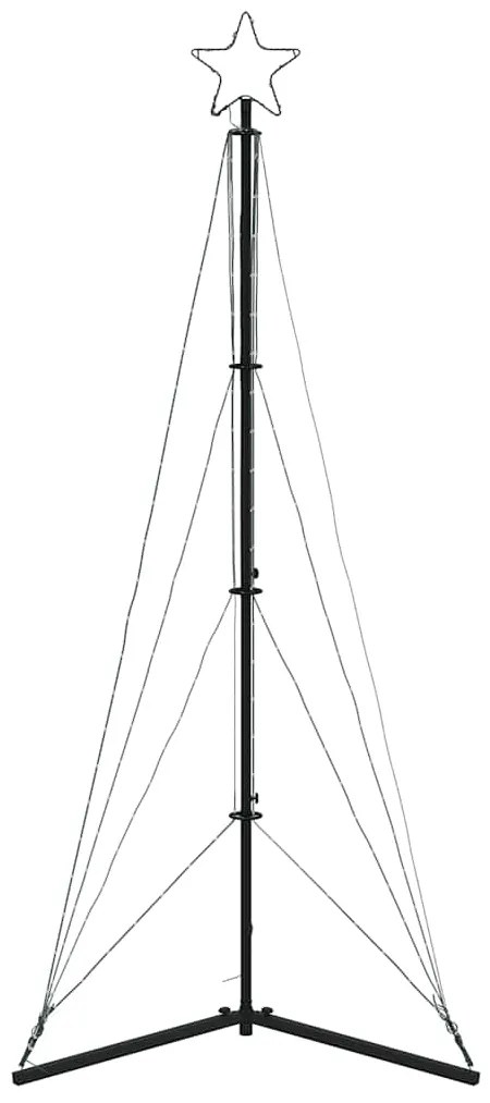 LED Árvore de Natal 363 LEDs Branco Frio 182 cm