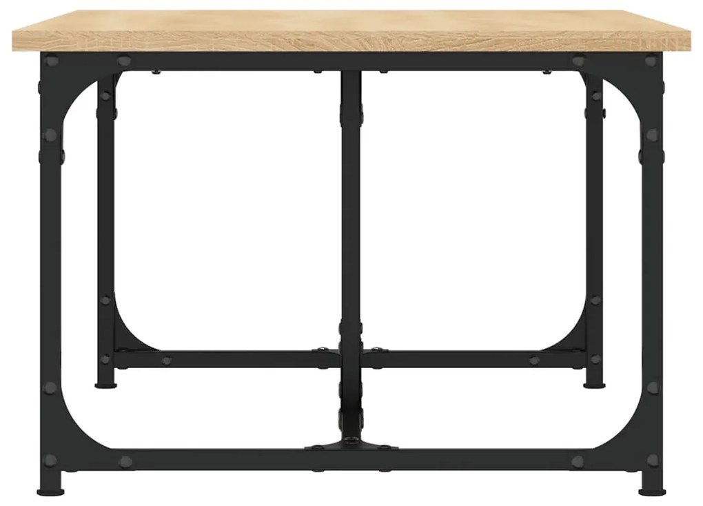 Mesa de centro 90x50x35 cm derivados madeira carvalho sonoma