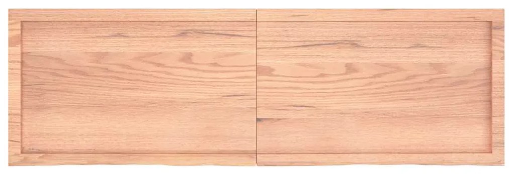 Prateleira de parede 160x50x(2-4) cm carvalho tratado castanho