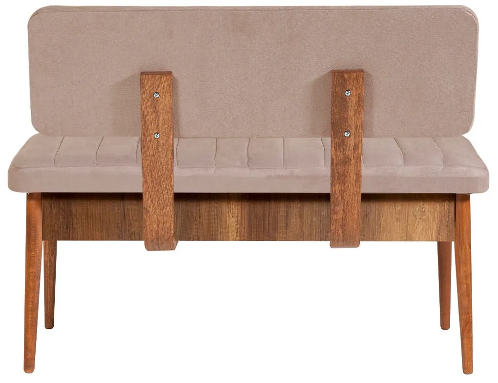 Banco Vina – Nogueira – 110 cm x 85 cm x 40 cm