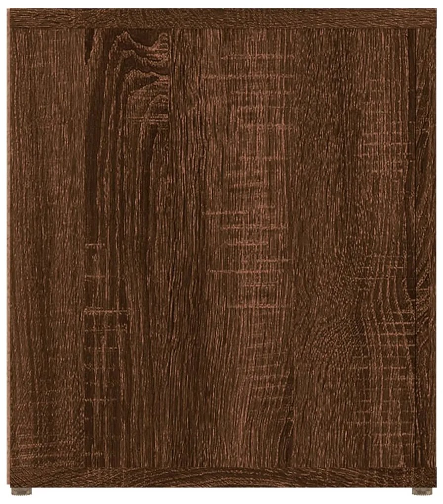 Móvel de TV 80x31,5x36cm derivados de madeira carvalho castanho