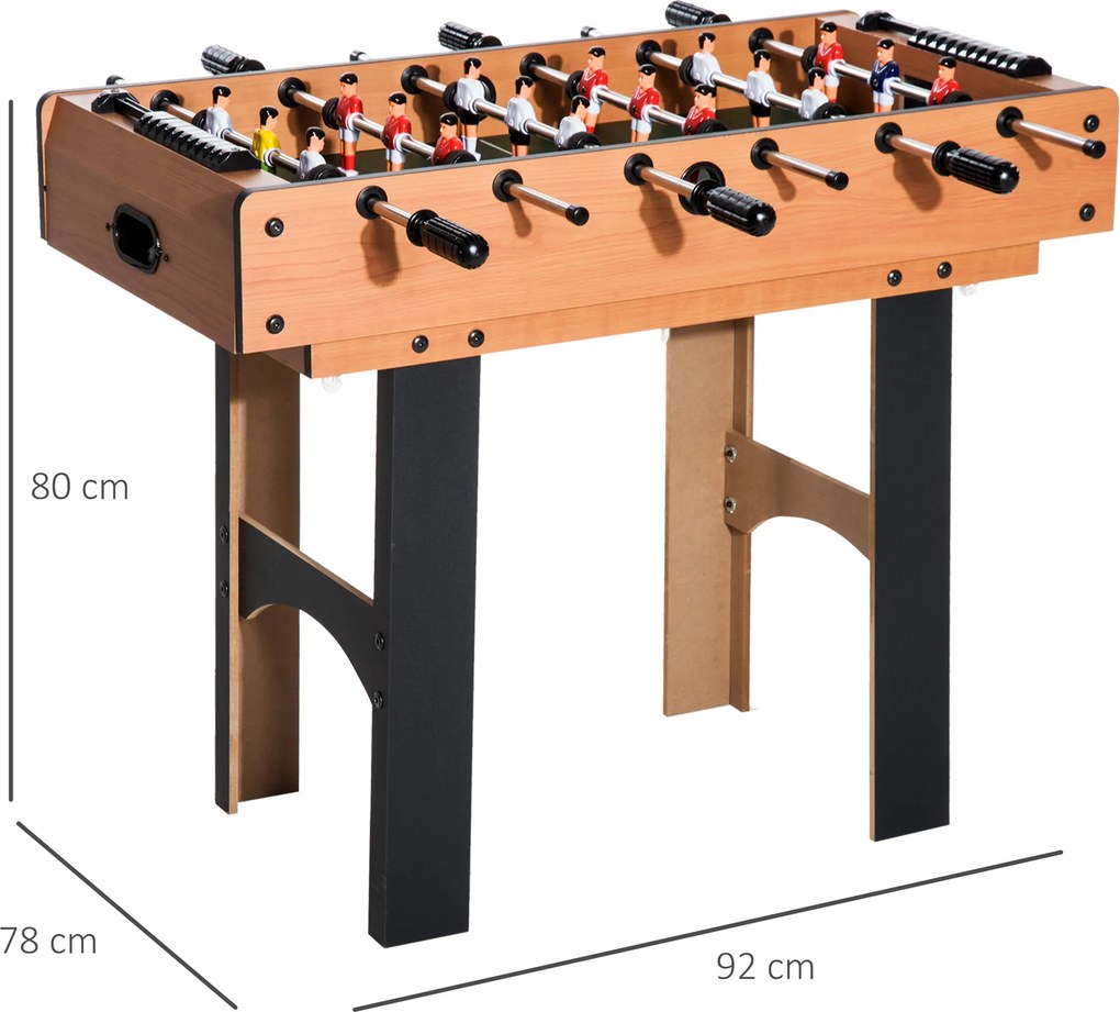 Mesa Multi-Jogos 4 em 1 Matraquilho para Crianças Mesa de Bilhar Mesa de Ping-Pong e Hóquei de Mesa 87x43x73 cm Madeira e Preto