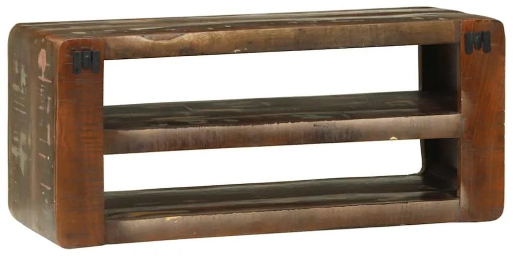 Armário para TV 80x32x36 cm de Madeira Recuperada