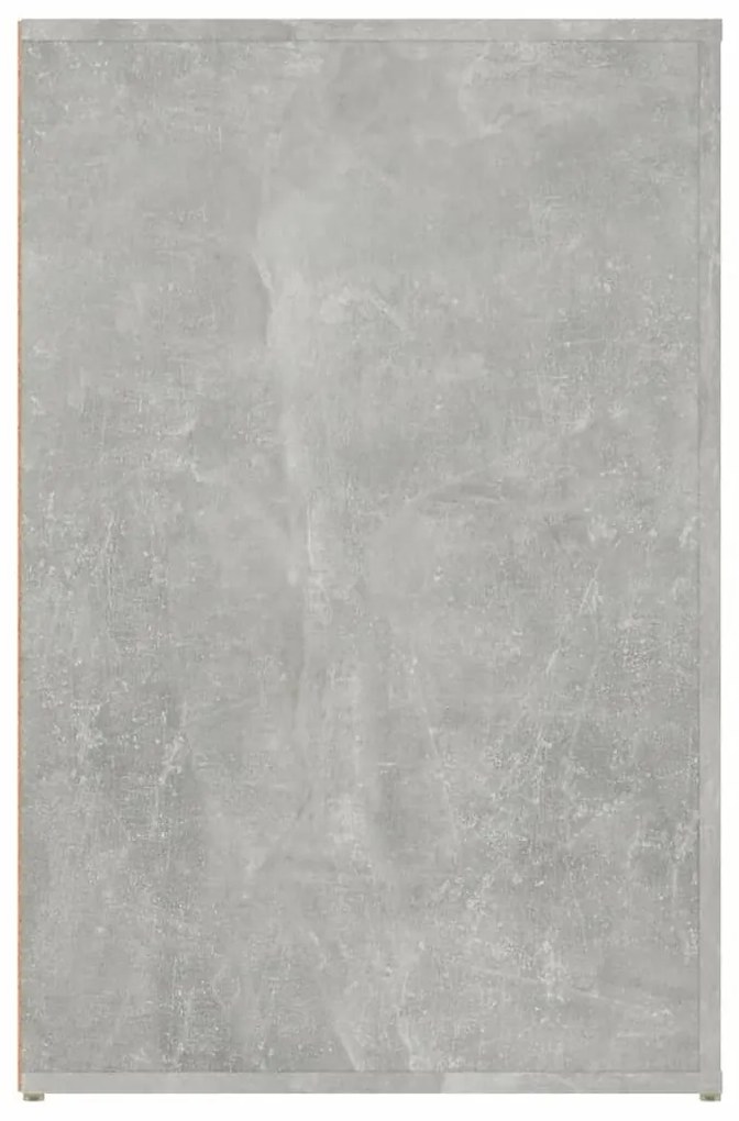 Secretária 100x49x75 cm derivados de madeira cinzento cimento