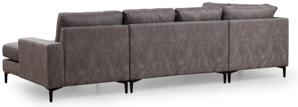 Sofá de Canto Porto Corner – Antracite – 200 cm x 314 cm x 155 cm