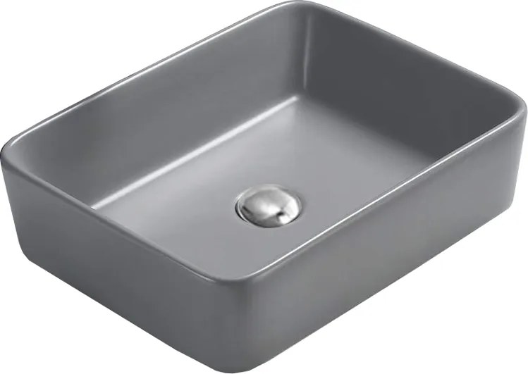 Mexen Catia lavatório de bancada 48 x 37 cm, cinza claro mate - 21314861