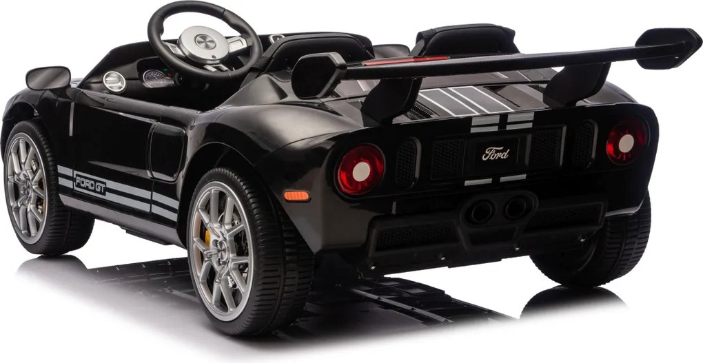 Carro elétrico para Crianças 24V 4x4 Ford GT Rodas Espuma EVA, assento couro ecológico Preto