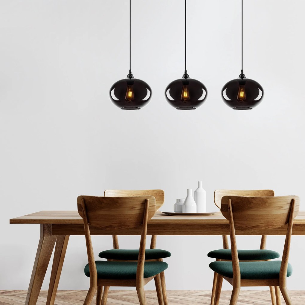 Chandelier Smoked – Fume – 97 x 97 cm
