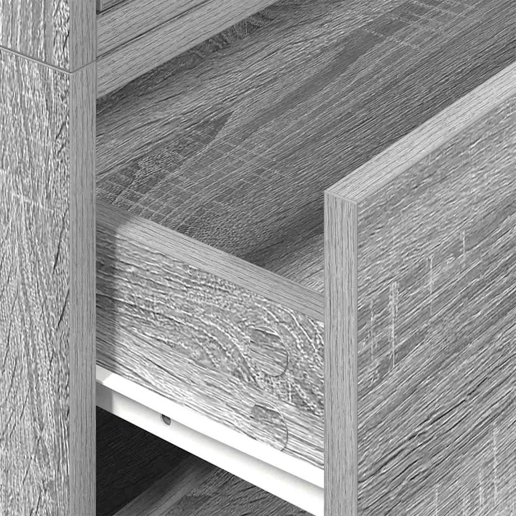 Armários c/ 2 gavetas 2 pcs 60x31x40cm derivados madeira