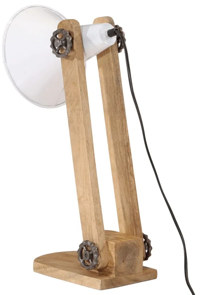 Candeeiro de secretária 25 W 23x13x52 cm E27 branco