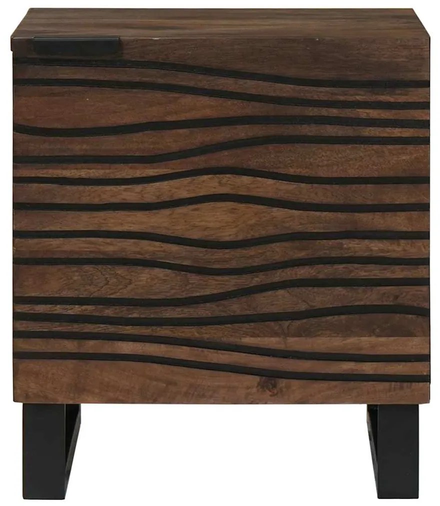 Cômoda de Cabeceira 40 x 33,5 x 46 cm - Madeira Maciça de Mangueira