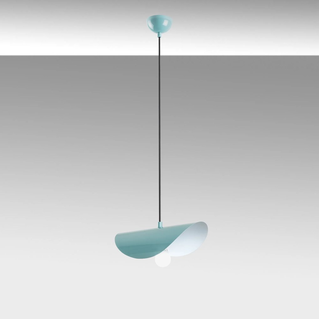 Candeeiro de Teto Eger – Turquesa – 30 x 20 x 10 cm