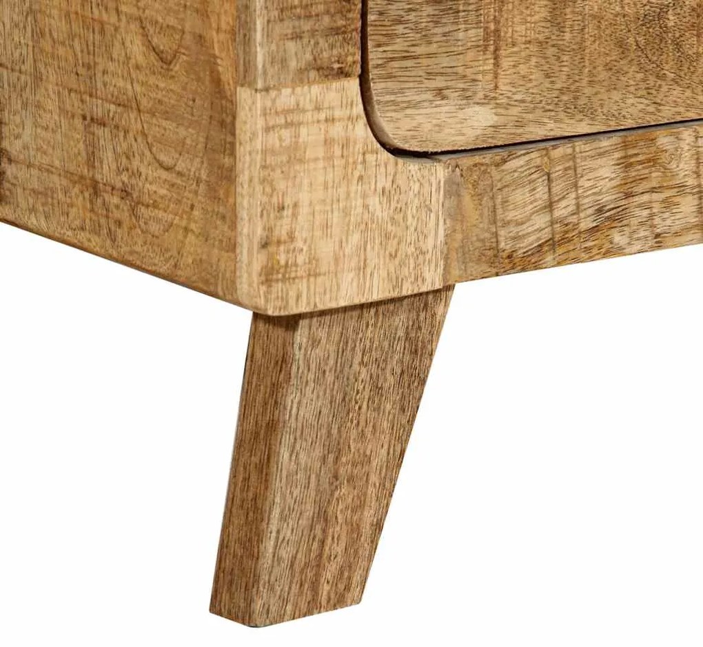 Mesas de cabeceira 2 pcs 40x32x46 cm mangueira áspera maciça