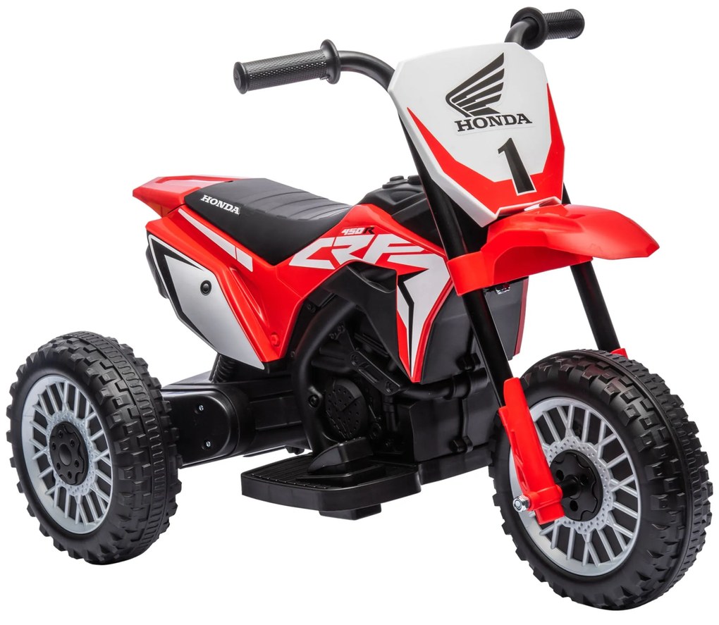 HOMCOM Mota Elétrica com Licença Honda CRF450RL para Crianças acima de