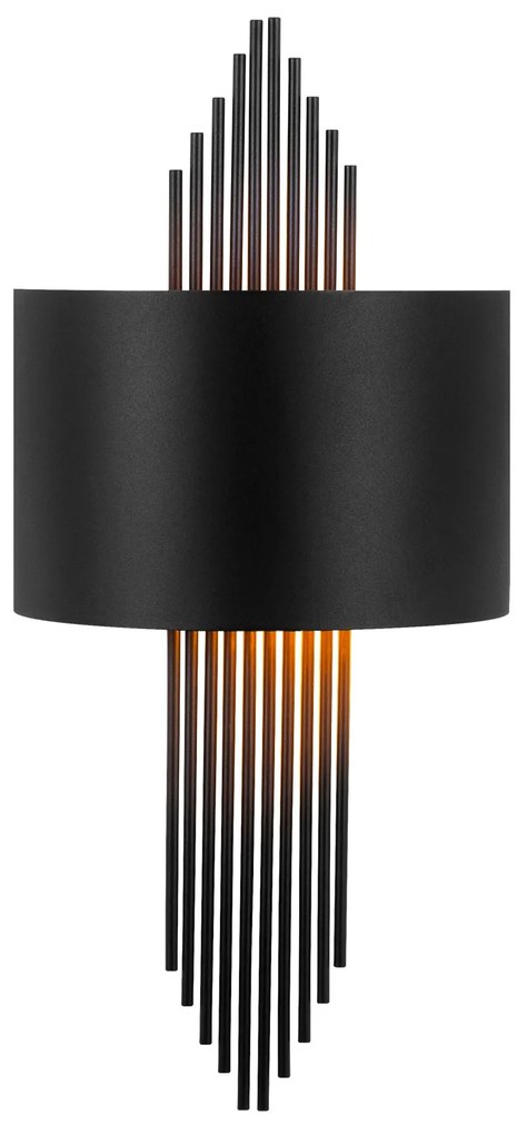 Aplique de Parede 620 – Preto – 75 x 10 x 22 cm
