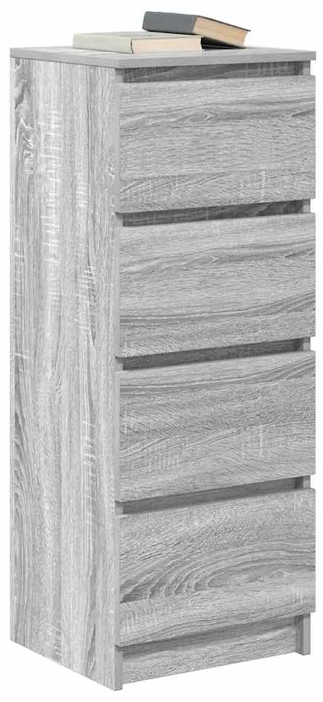 Aparador 37,5x35x99 cm derivados de madeira cinzento sonoma