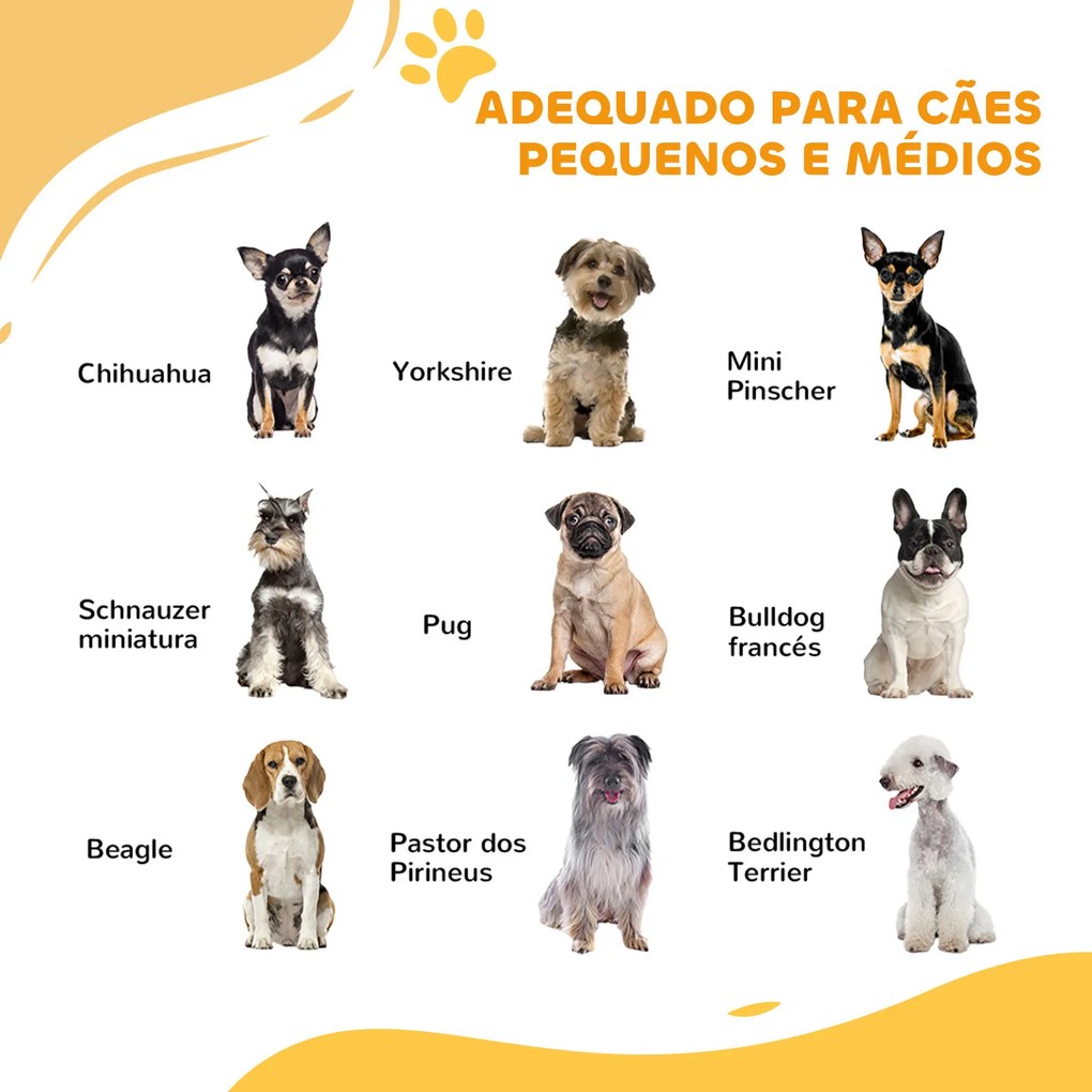 Barreira de Segurança para Cães 74-100 cm com Extensão Montagem a Pressão e Duplo Bloqueio para Porta Escada Branco