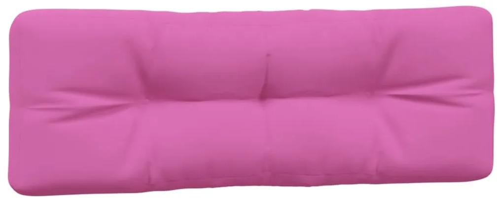 Almofadões para sofá de paletes 3 pcs tecido rosa