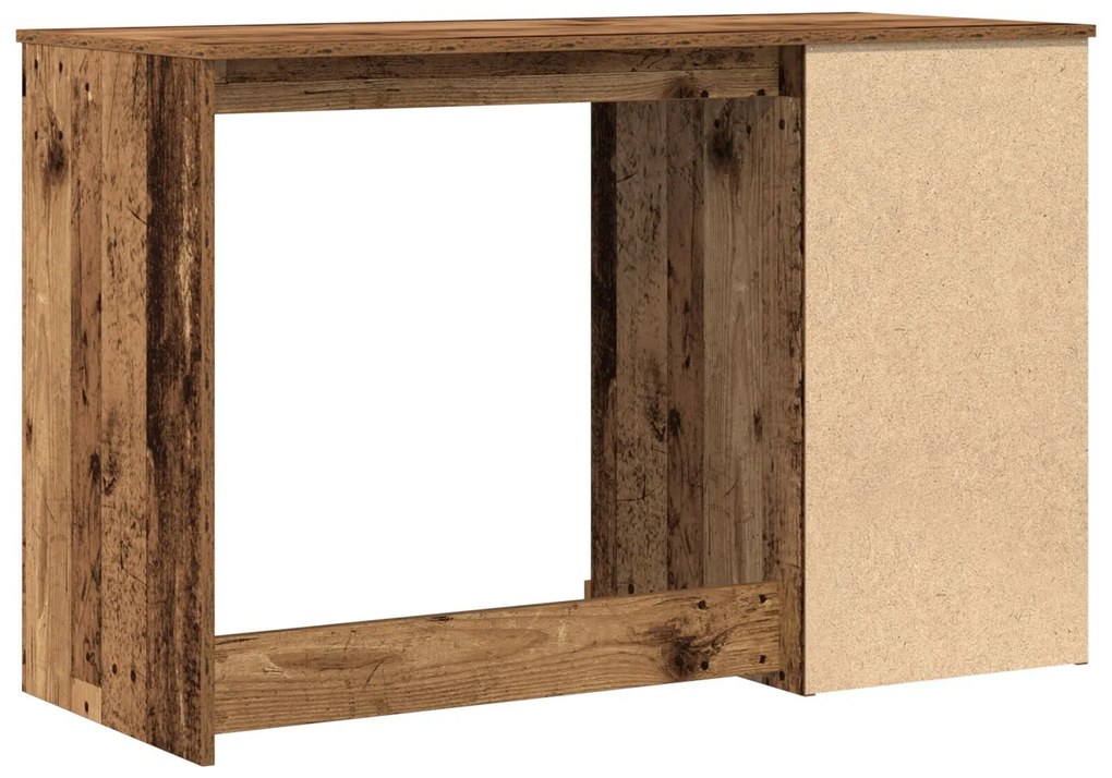 Escrivaninha vidaXL com Armazenamento em Madeira Velha 50x115x75 cm em