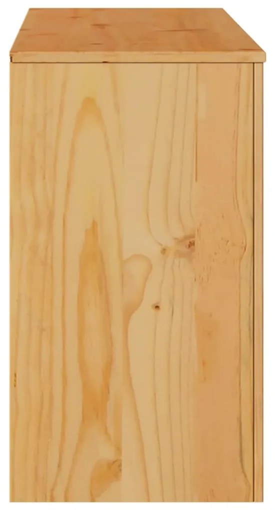 Buffet vidaXL "DRAMMEN" 114x43x75,5 cm Madeira Sólida de Pinheiro
