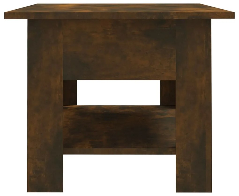 Mesa de centro 102x55x42 cm madeira processada carvalho fumado
