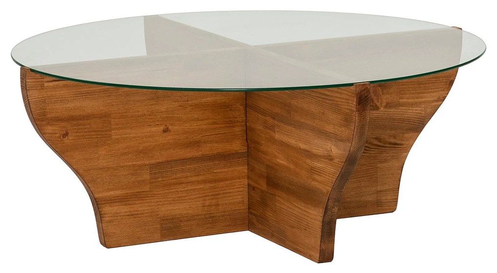 Mesa de Café Amphora - Castanha - 92cm x 36cm x 92cm