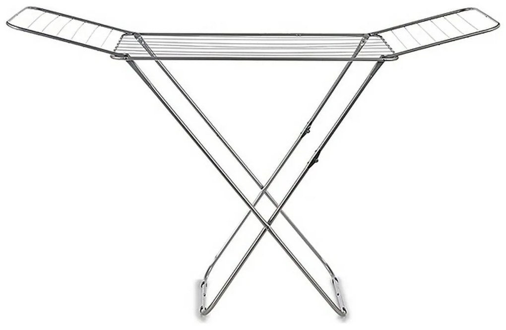 Estendal de Roupa Dobrável Ferro Prateado (183 x 50,5 x 105 cm)