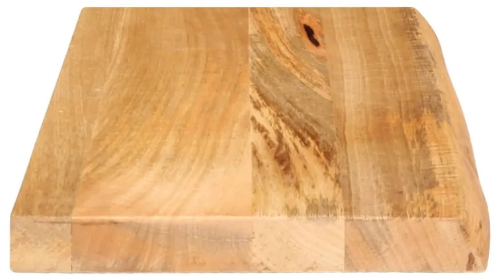 Tampo de mesa c/ borda viva 40x30x3,8 cm mangueira maciça