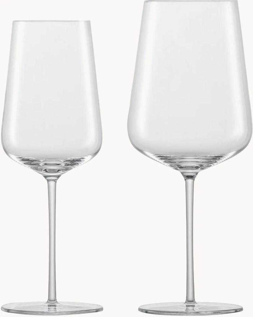 Conjunto de copos de vinho Bordeaux e Chardonnay Verivino, conjunto de 4
