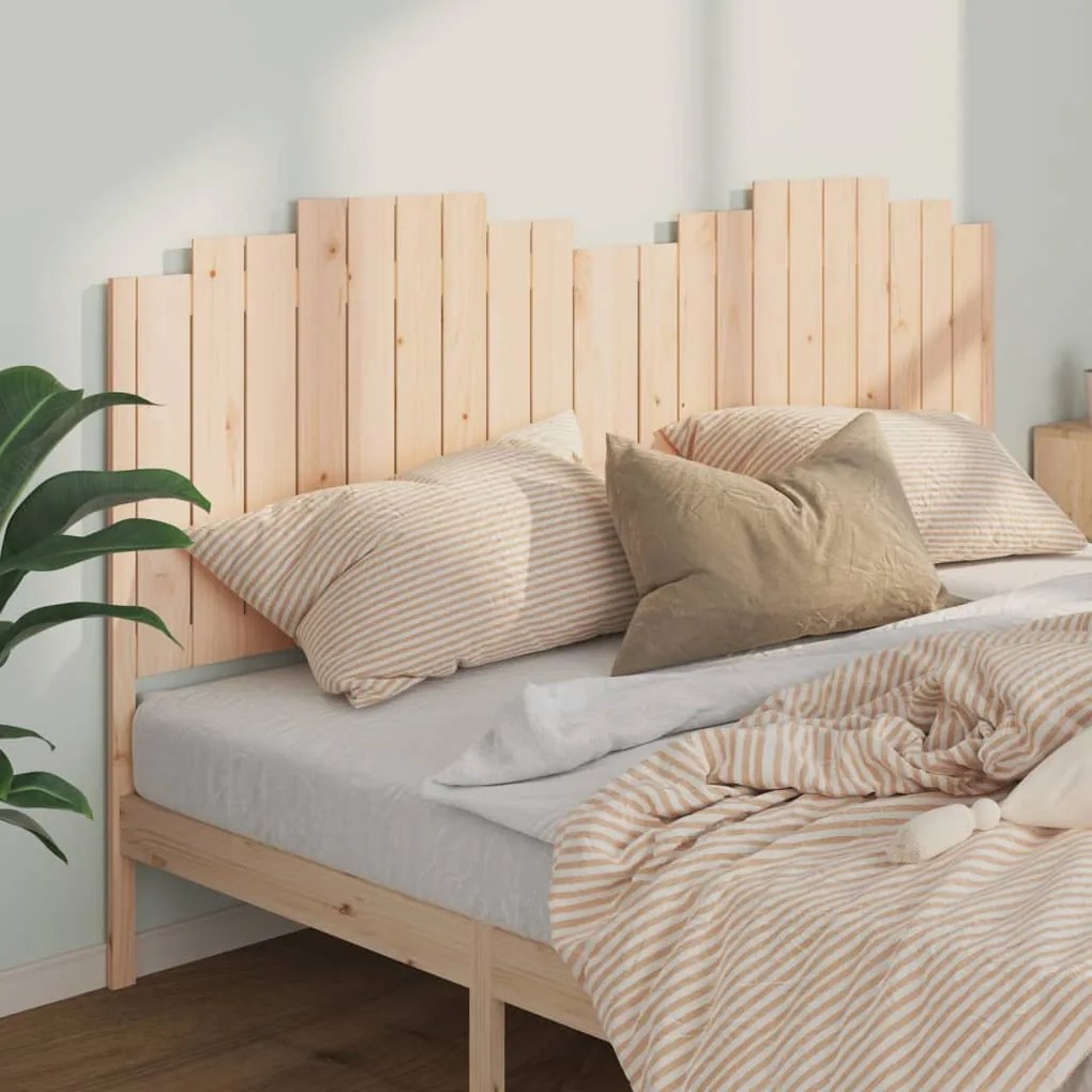 Cabeceira de cama 206x4x110 cm pinho maciço