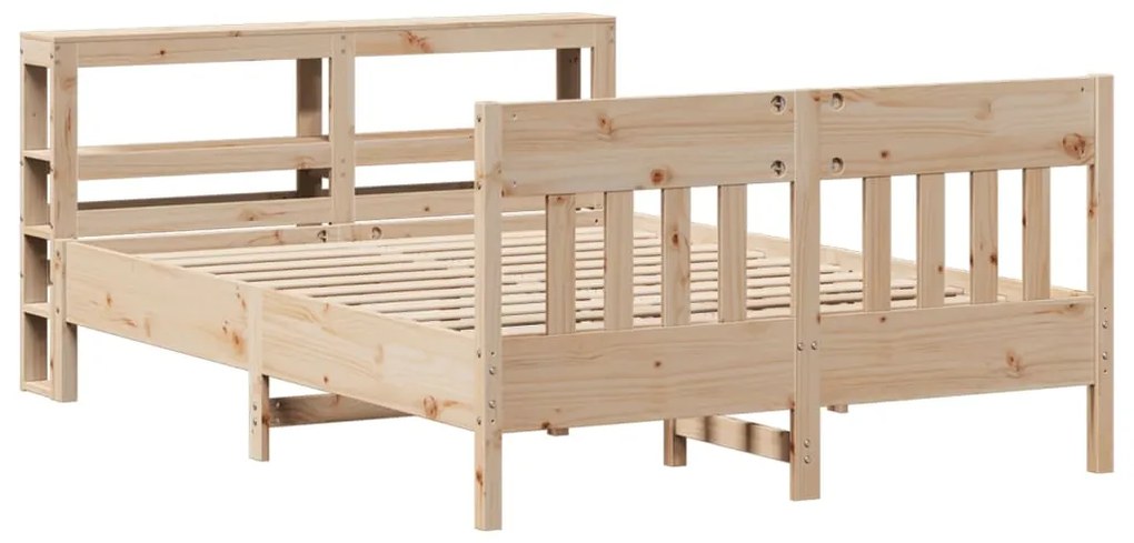 Cama sem colchão 120x190 cm madeira de pinho maciça