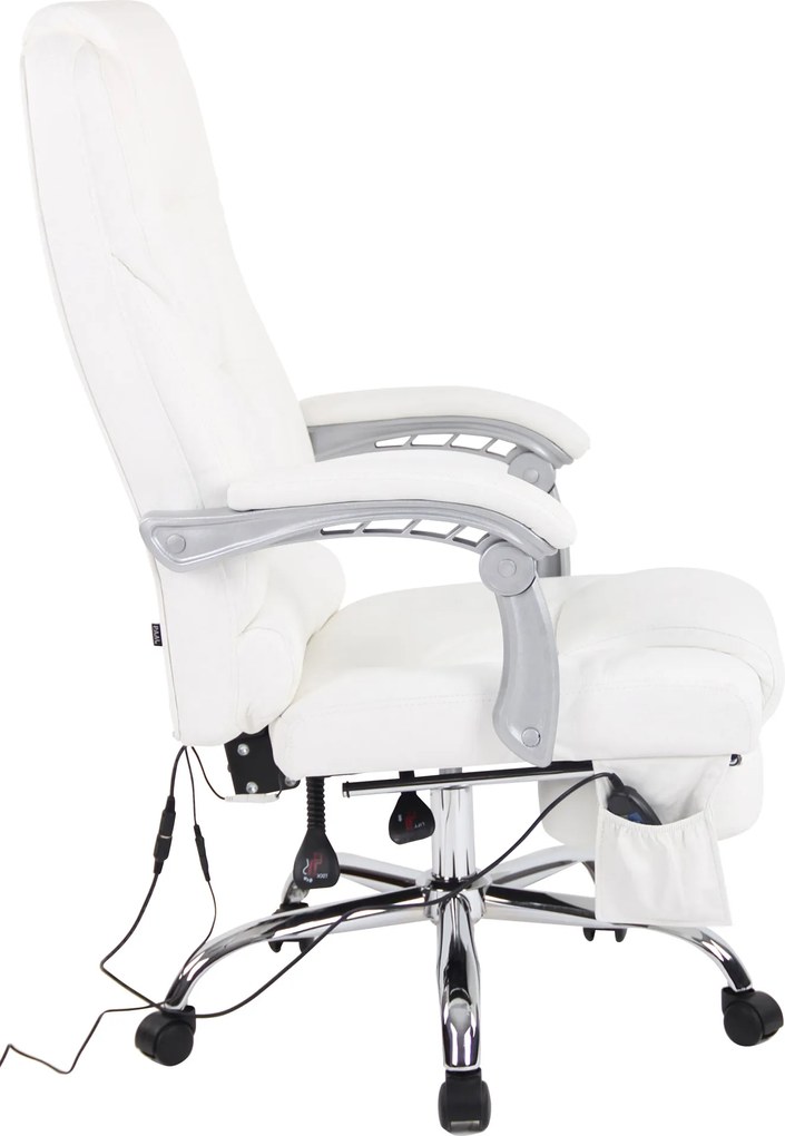 Cadeira de escritório Pacific Original com função de massagem branca