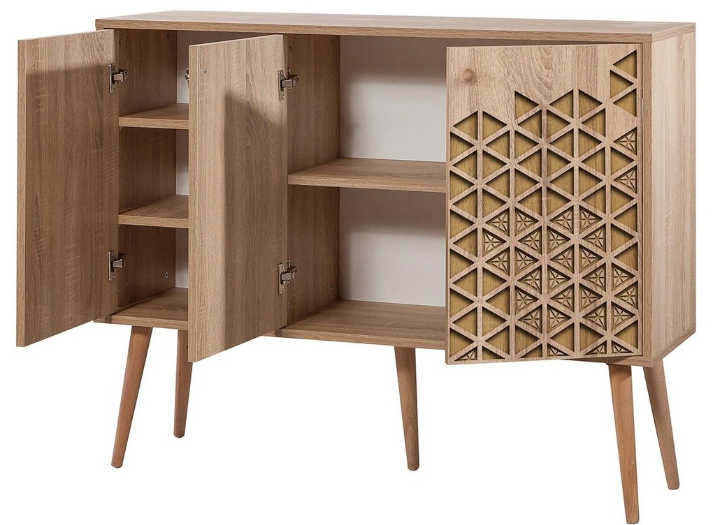 Console Mega – Carvalho Sonoma – 120x90x36 cm