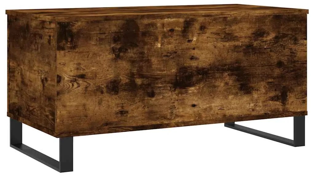 Mesa de centro 90x44,5x45 cm derivados madeira carvalho fumado