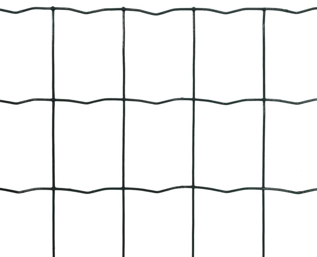 Cerca 25 x 1,2 m aço verde