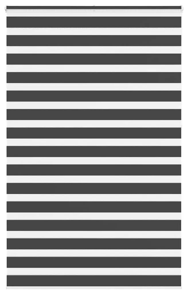 vidaXL Cortina de zebra 145x230 cm largura do tecido 140,9cm poliéster