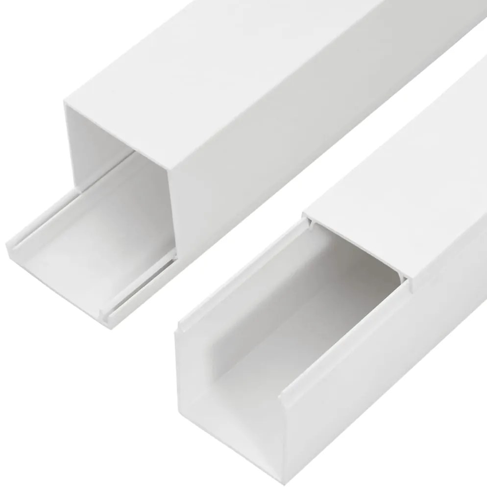 Calhas para cabos 100x40 mm 30 m PVC