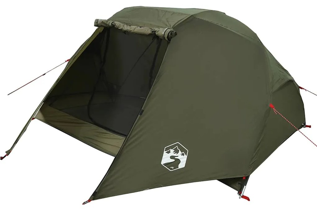 Tenda de pesca para 3 pessoas impermeável verde azeitona